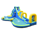 Inflatable Water Slide with Climbing Wall & Splash Pool