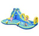Inflatable Water Slide with Climbing Wall & Splash Pool