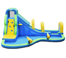 Inflatable Water Slide with Climbing Wall & Splash Pool