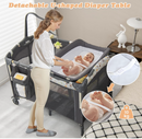Rever Bebe 4 in 1 Baby Portacot, Co sleeper bassinet with changing station
