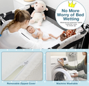 Rever Bebe Folding Baby Cot Mattresses, 97 x 68 x 5cm Dual-Sided Foam Crib Mattresses