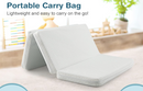 Rever Bebe Folding Baby Cot Mattresses, 97 x 68 x 5cm Dual-Sided Foam Crib Mattresses