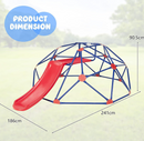Kids Climbing Dome with Slide and Platform