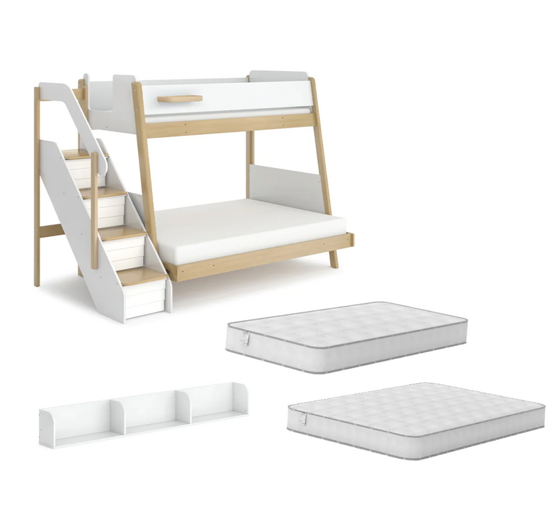 Boori Natty Storage Staircase Maxi Bunk Bed Package Deal