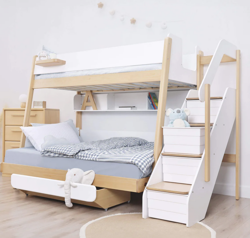 Boori Natty Storage Staircase Maxi Bunk Bed Package Deal