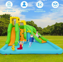 Inflatable Water Park with Twin Slides and Splash Pool