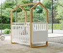 Babyhood - Kaylula Mila Cot - Beech/White
