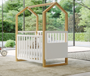 Babyhood - Kaylula Mila Cot - Beech/White