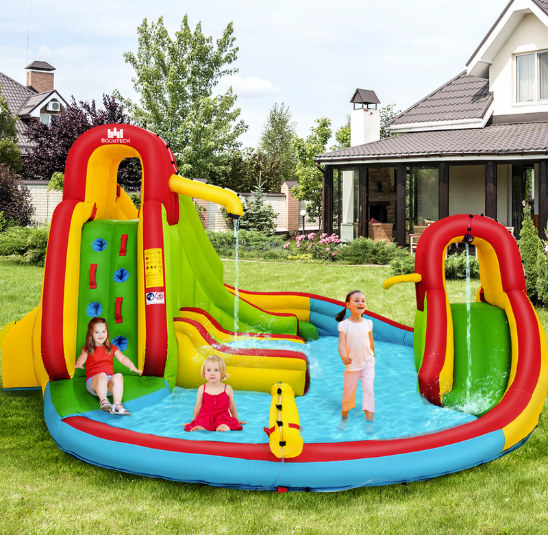 Baby Direct Inflatable Water Slide Jumping Castle with Two Slides Trampoline