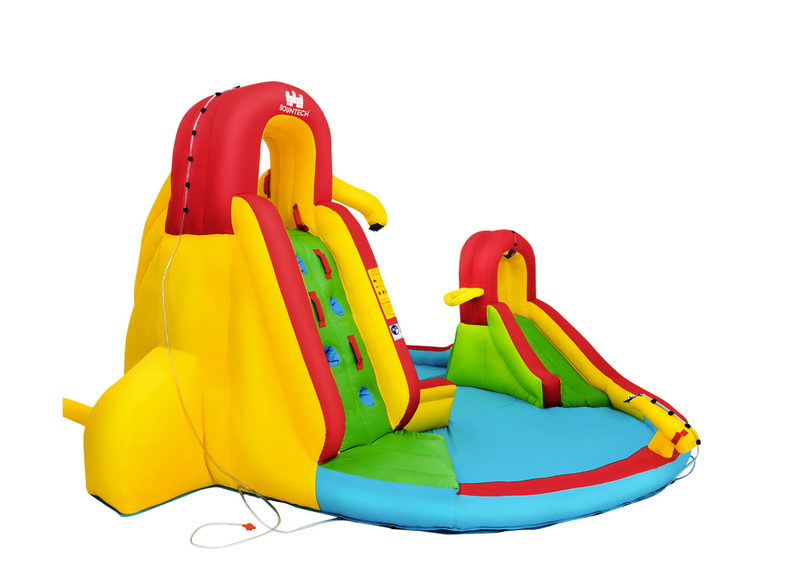 Baby Direct Inflatable Water Slide Jumping Castle with Two Slides Trampoline