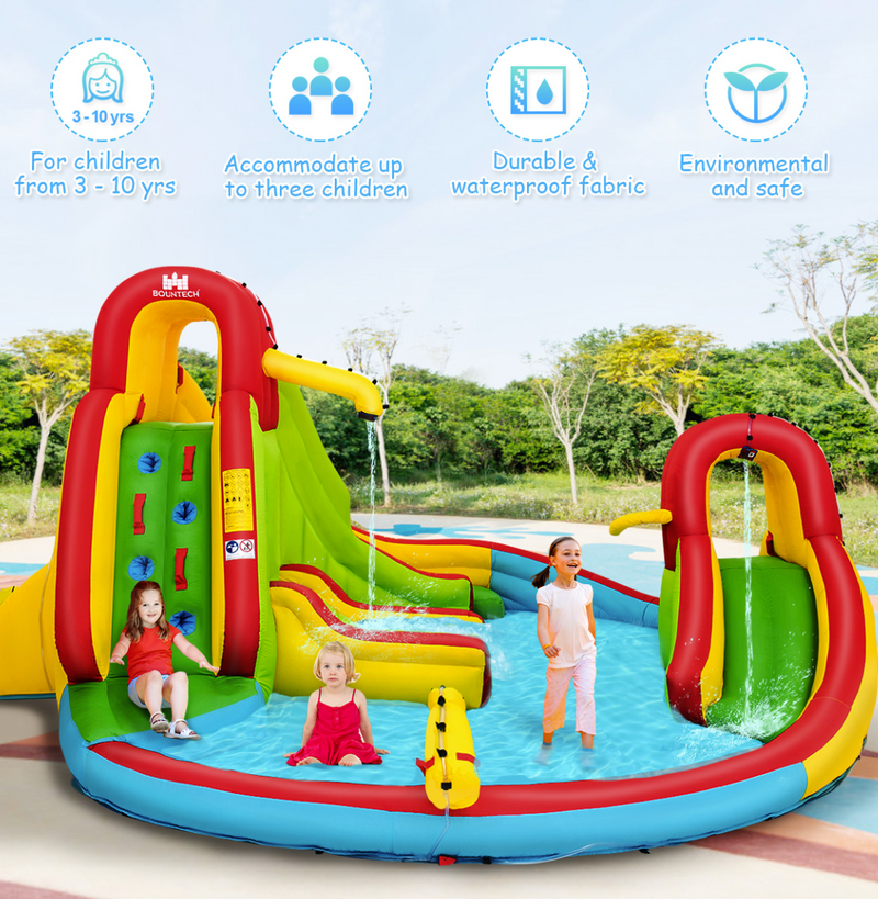 Baby Direct Inflatable Water Slide Jumping Castle with Two Slides Trampoline