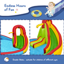 Baby Direct Inflatable Water Slide Jumping Castle with Two Slides Trampoline