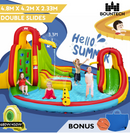Baby Direct Inflatable Water Slide Jumping Castle with Two Slides Trampoline