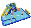 Baby Direct Inflatable Water Jumping House with Water Sprayers & Slide for Outdoor Play