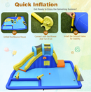Baby Direct Inflatable Water Jumping House with Water Sprayers & Slide for Outdoor Play