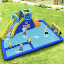 Baby Direct Inflatable Water Jumping House with Water Sprayers & Slide for Outdoor Play