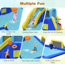 Baby Direct Inflatable Water Jumping House with Water Sprayers & Slide for Outdoor Play
