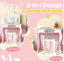 Rever Bebe Kids Vanity Set, Dressing Table