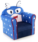Baby Direct Kids Upholstered Armchair with Cute Cartoon Pattern