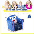 Baby Direct Kids Upholstered Armchair with Cute Cartoon Pattern