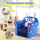 Baby Direct Kids Upholstered Armchair with Cute Cartoon Pattern