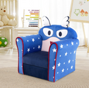 Baby Direct Kids Upholstered Armchair with Cute Cartoon Pattern