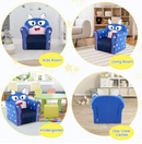 Baby Direct Kids Upholstered Armchair with Cute Cartoon Pattern