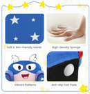 Baby Direct Kids Upholstered Armchair with Cute Cartoon Pattern