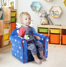 Baby Direct Kids Upholstered Armchair with Cute Cartoon Pattern