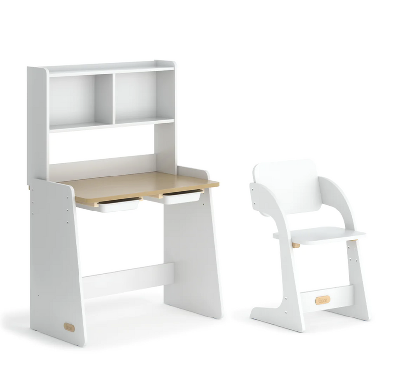 Boori Natty Study Desk With Hutch And Chair Package