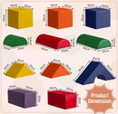 11-Piece Foam Climbing Blocks Set