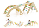 Rever Bebe 5 in 1 Kids Triangle Climbing Toys Set