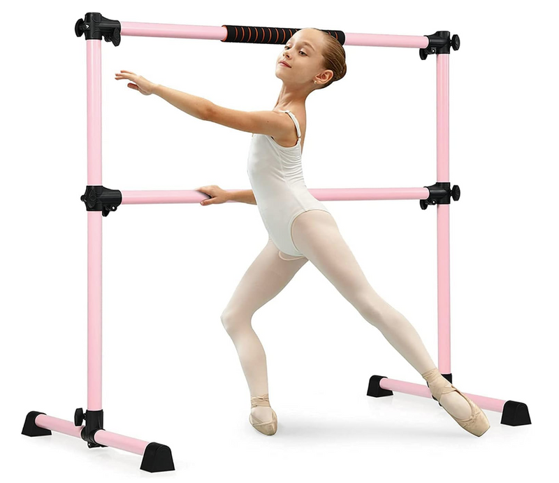 Reve Bebe Portable Ballet Barre with Freestanding Double Ballet Bar