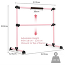 Reve Bebe Portable Ballet Barre with Freestanding Double Ballet Bar