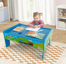 Rever Bebe Wooden Train Railway Table Set Multi Color