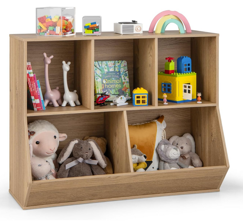 Rever Bebe 5-Cubby Kids Toy Storage Organizer