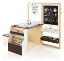 Rever Bebe Kids Art Easel Table & Bench Set