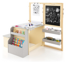 Rever Bebe Kids Art Easel Table & Bench Set
