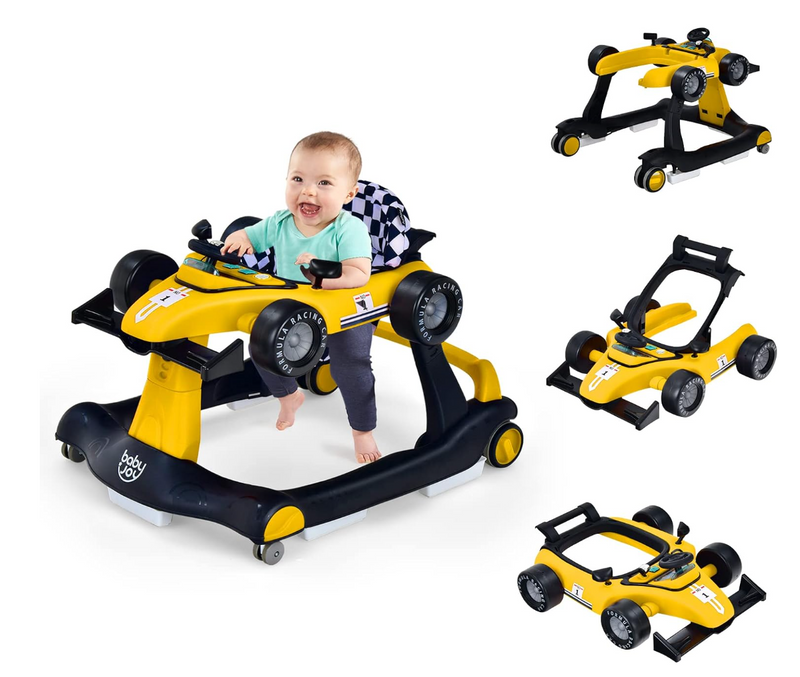 Rever Bebe in Car Race Foldable Activity Baby Walker With Music