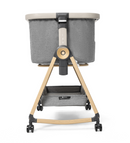 Rever Bebe Dream On Me Bassinet Co Sleeper Charcoal Grey