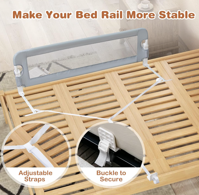 Rever Bebe 120 cm Bed Rail Guard for Toddlers