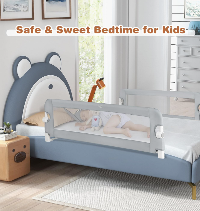 Rever Bebe 120 cm Bed Rail Guard for Toddlers