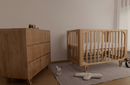 COCOON Vibe Cot Sandstone including mattress.