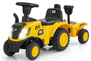 Licensed Caterpillar Push-Along Tractor with Trailer