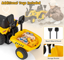 Licensed Caterpillar Push-Along Tractor with Trailer
