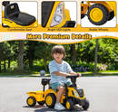 Licensed Caterpillar Push-Along Tractor with Trailer