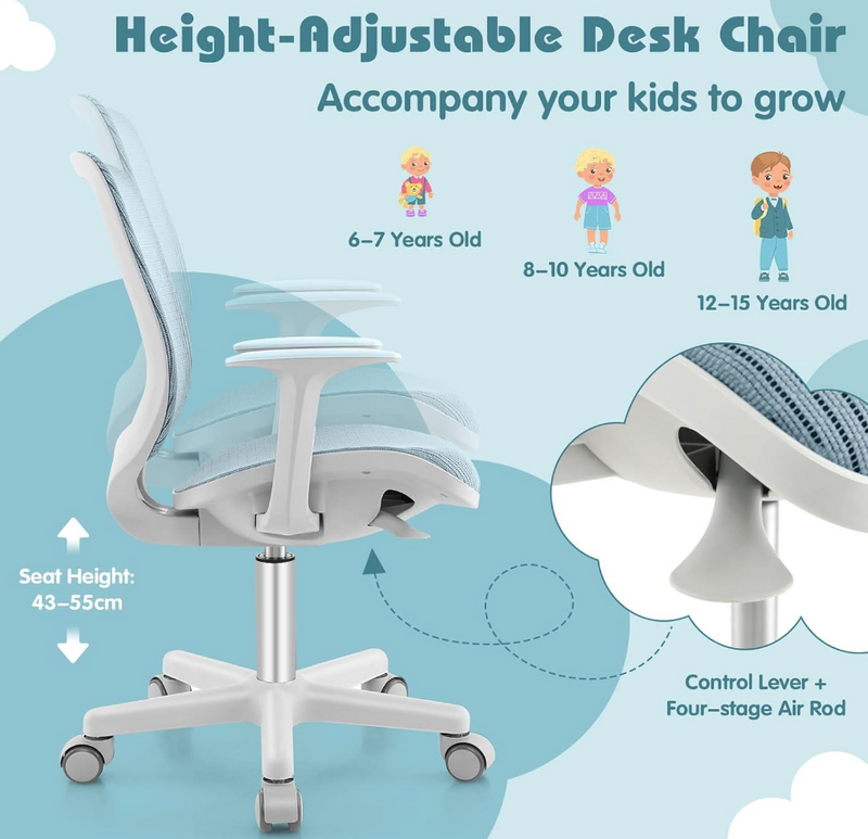 Rever Bebe Kids Ergonomic Study Computer Chair