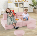 Rever Bebe 6 PCS Kids Modular Play Sofa Couch