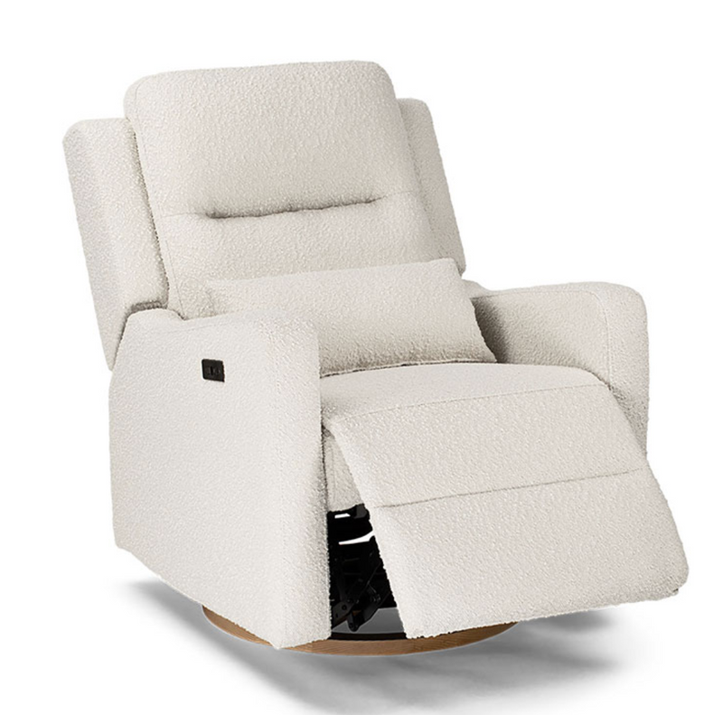 COCOON RIO Electric Recliner Glider Nursery Chair in Vanilla