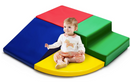 Rever Bebe 4-Piece Soft Toddler Corner Climbing Sliding Blocks for Babies